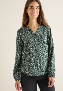 Gemusterte Bluse