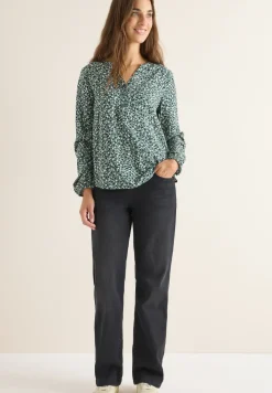 Gemusterte Bluse