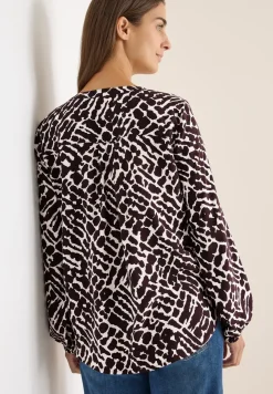 Gemusterte Bluse
