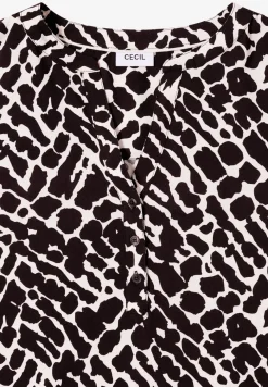 Gemusterte Bluse