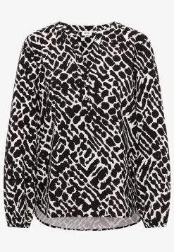 Gemusterte Bluse