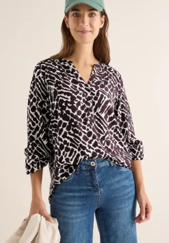 Gemusterte Bluse