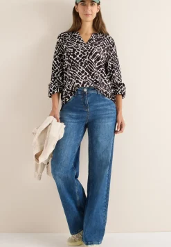 Gemusterte Bluse