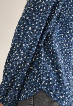 Gemusterte Bluse