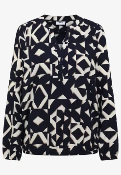 Gemusterte Bluse