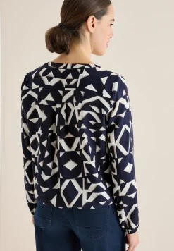 Gemusterte Bluse