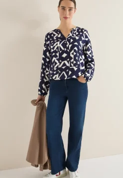 Gemusterte Bluse
