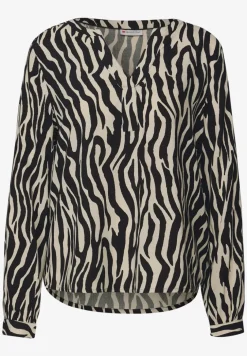 Gemusterte Bluse