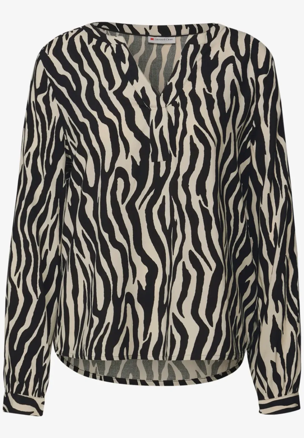 Gemusterte Bluse