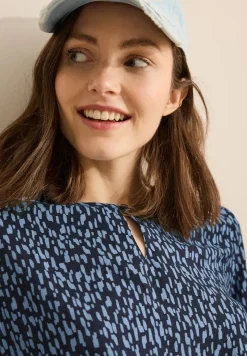 Gemusterte Bluse