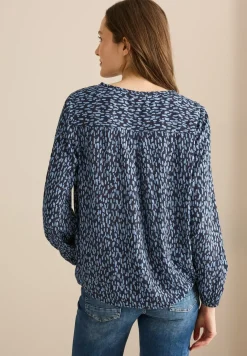 Gemusterte Bluse