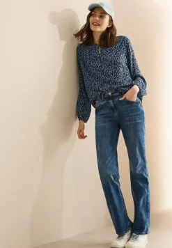 Gemusterte Bluse
