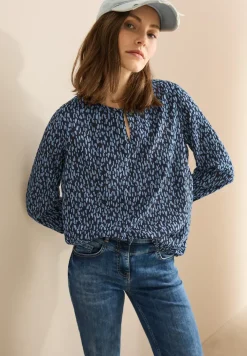 Gemusterte Bluse