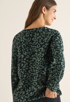 Gemusterte Bluse