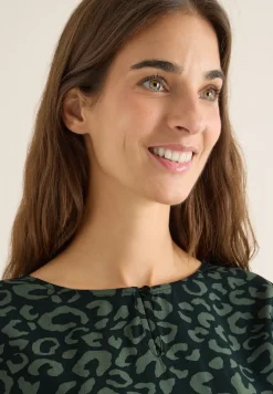 Gemusterte Bluse