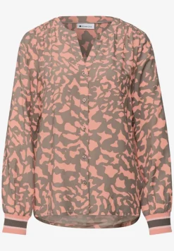 Gemusterte Bluse