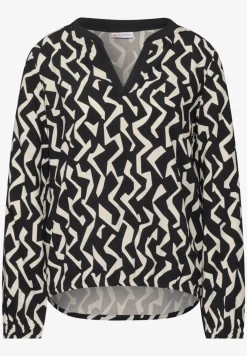 Gemusterte Bluse