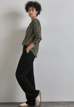 Gemusterte Bluse