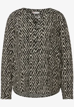 Gemusterte Bluse