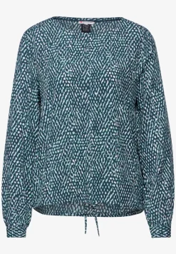 Gemusterte Bluse