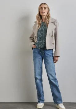 Gemusterte Bluse