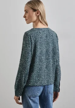 Gemusterte Bluse