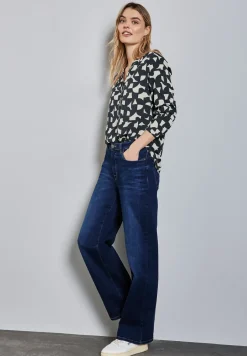 Gemusterte Bluse