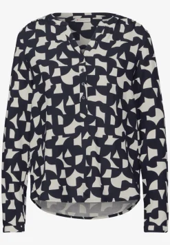 Gemusterte Bluse