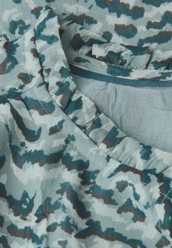 Gemusterte Chiffon-Tunika