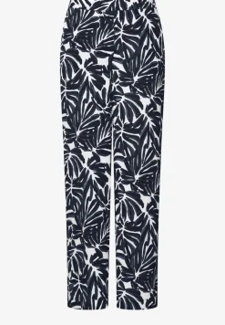 Gemusterte Crepe Hose