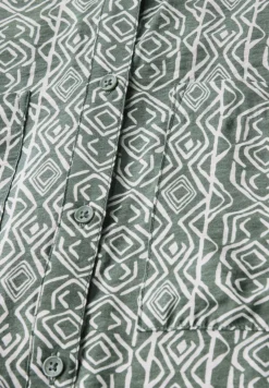 Gemusterte Hemdbluse