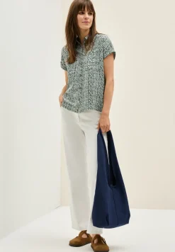 Gemusterte Hemdbluse
