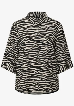 Gemusterte Hemdbluse