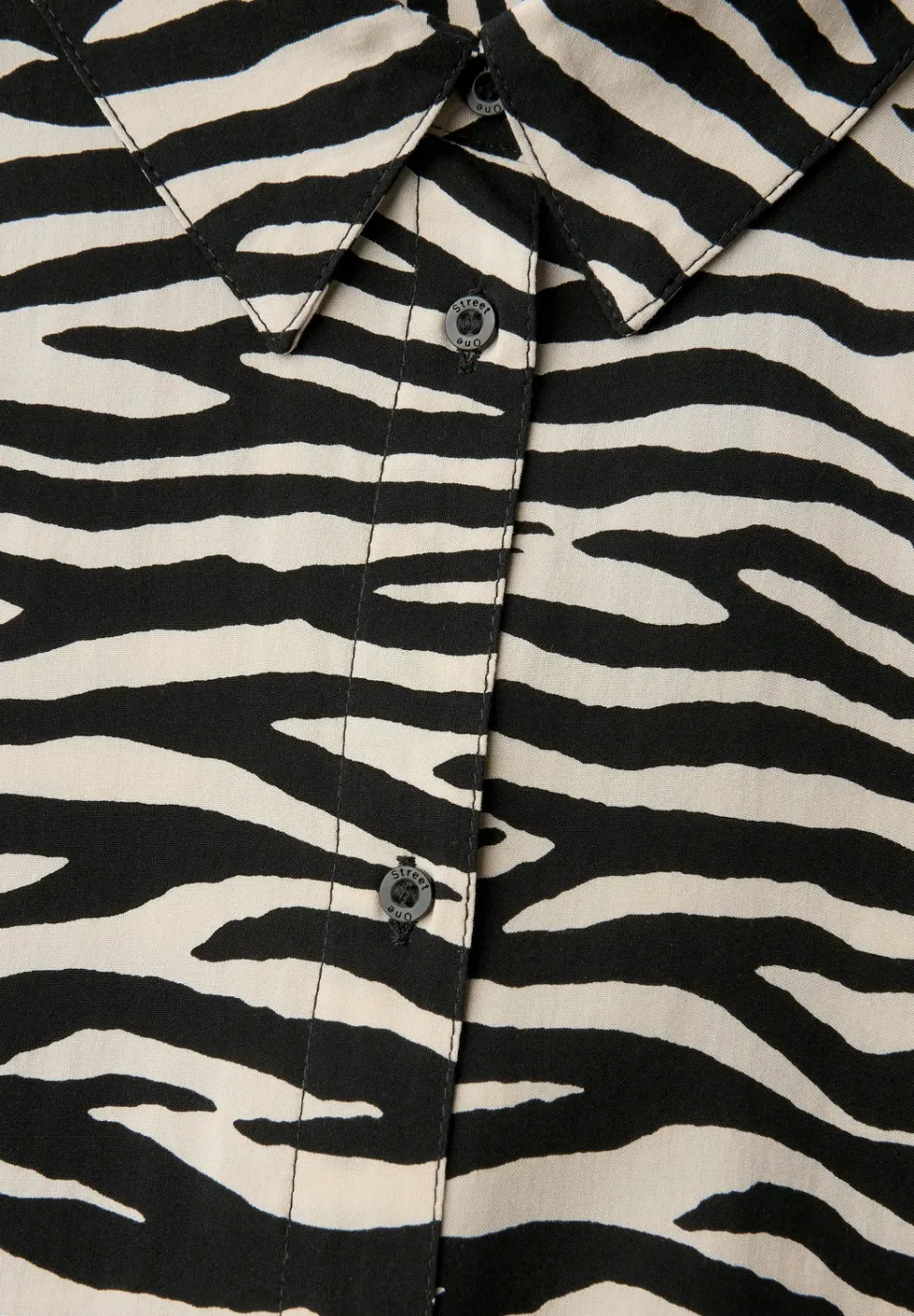 Gemusterte Hemdbluse