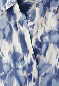 Gemusterte Long Blouse