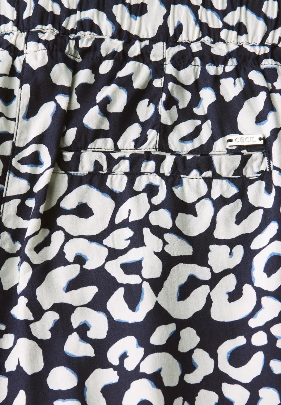 Gemusterte Loose Fit Hose