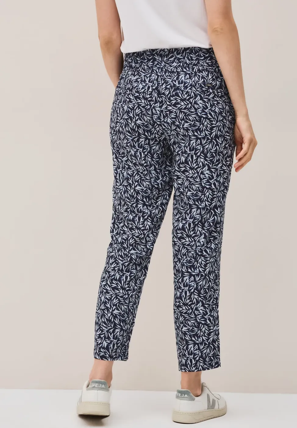 Gemusterte Loose Fit Hose