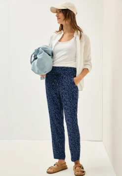 Gemusterte Loose Fit Hose