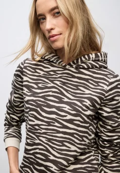 Gemusterter Hoodie