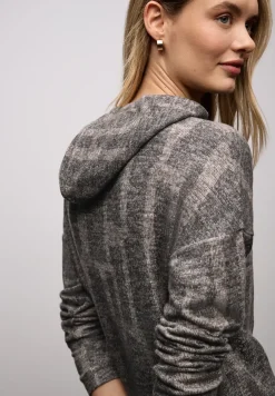 Gemusterter Hoodie Shirt