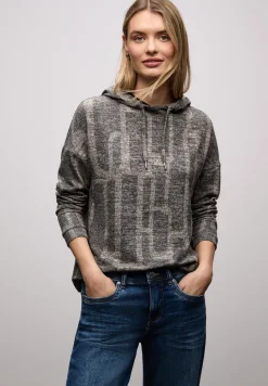 Gemusterter Hoodie Shirt