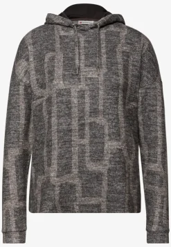 Gemusterter Hoodie Shirt