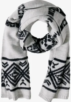 Gemusterter Strickschal