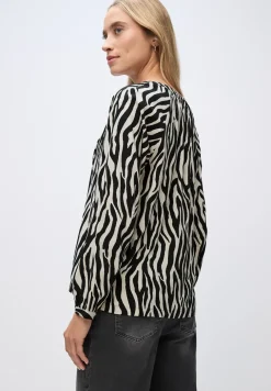 Gemusterte Raglan Tunika