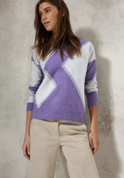 Gemusterter Pullover