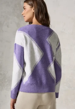 Gemusterter Pullover