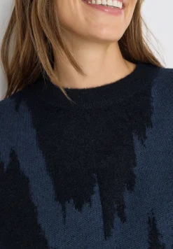 Gemusterter Pullover