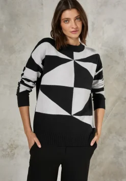 Gemusterter Pullover