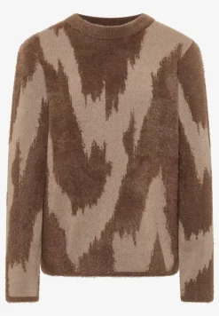 Gemusterter Pullover