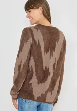 Gemusterter Pullover